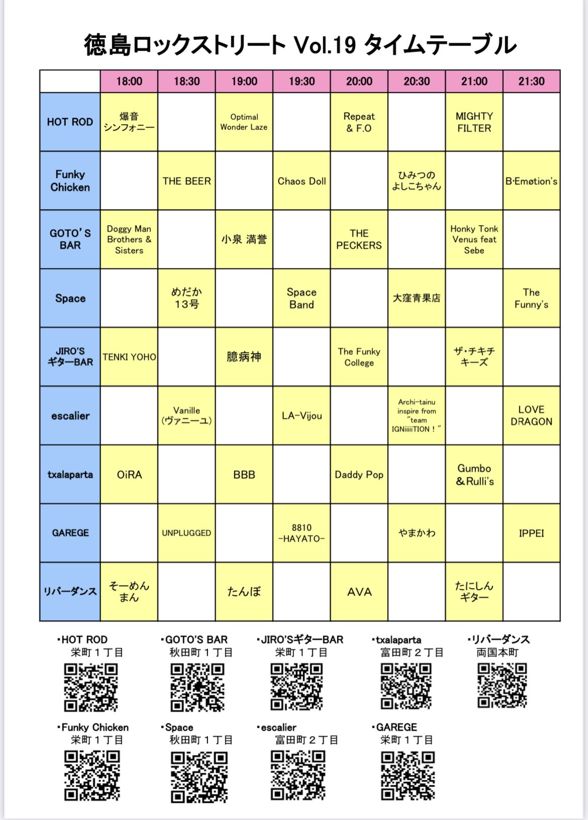 徳島ロックストリートVol.19